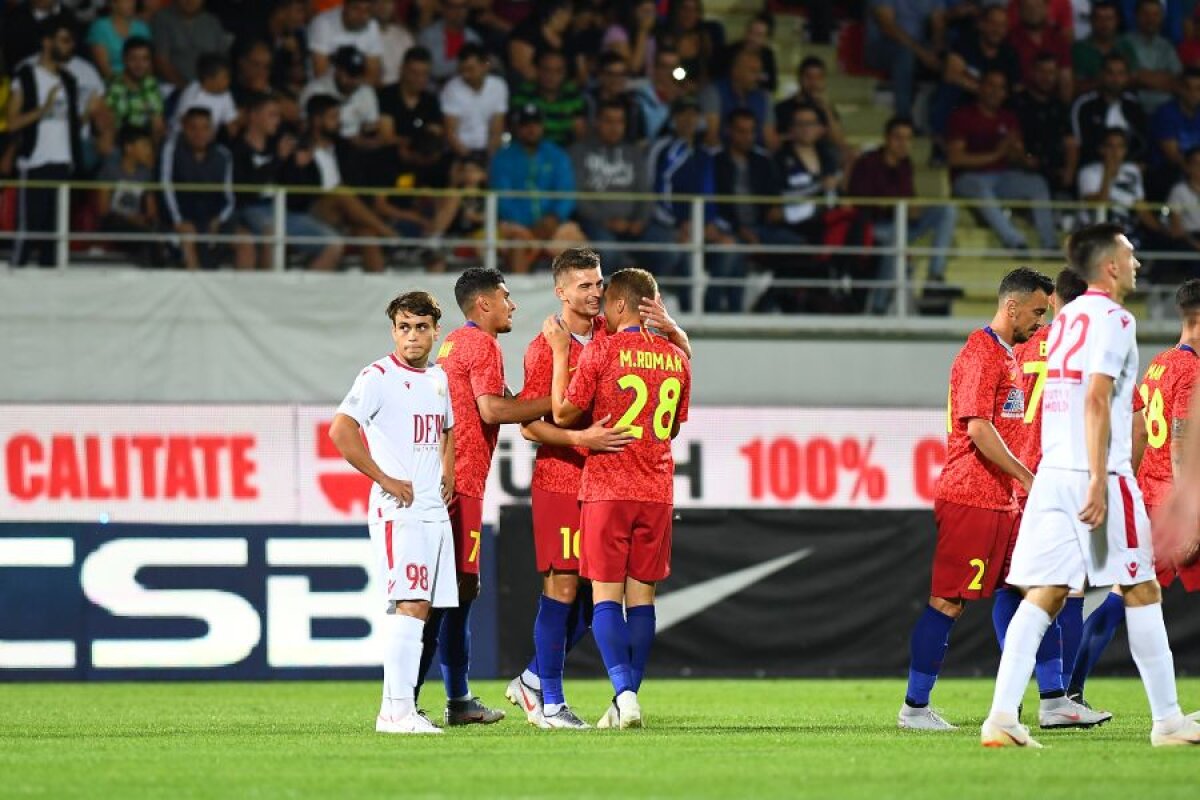 FCSB - Milsami Orhei 2-0 // FOTO Victorie fără „artificii” la debutul lui Bogdan Andone: roș-albaștrii au rezolvat calificarea, dar jocul n-a impresionat în prima apariție europeană a sezonului