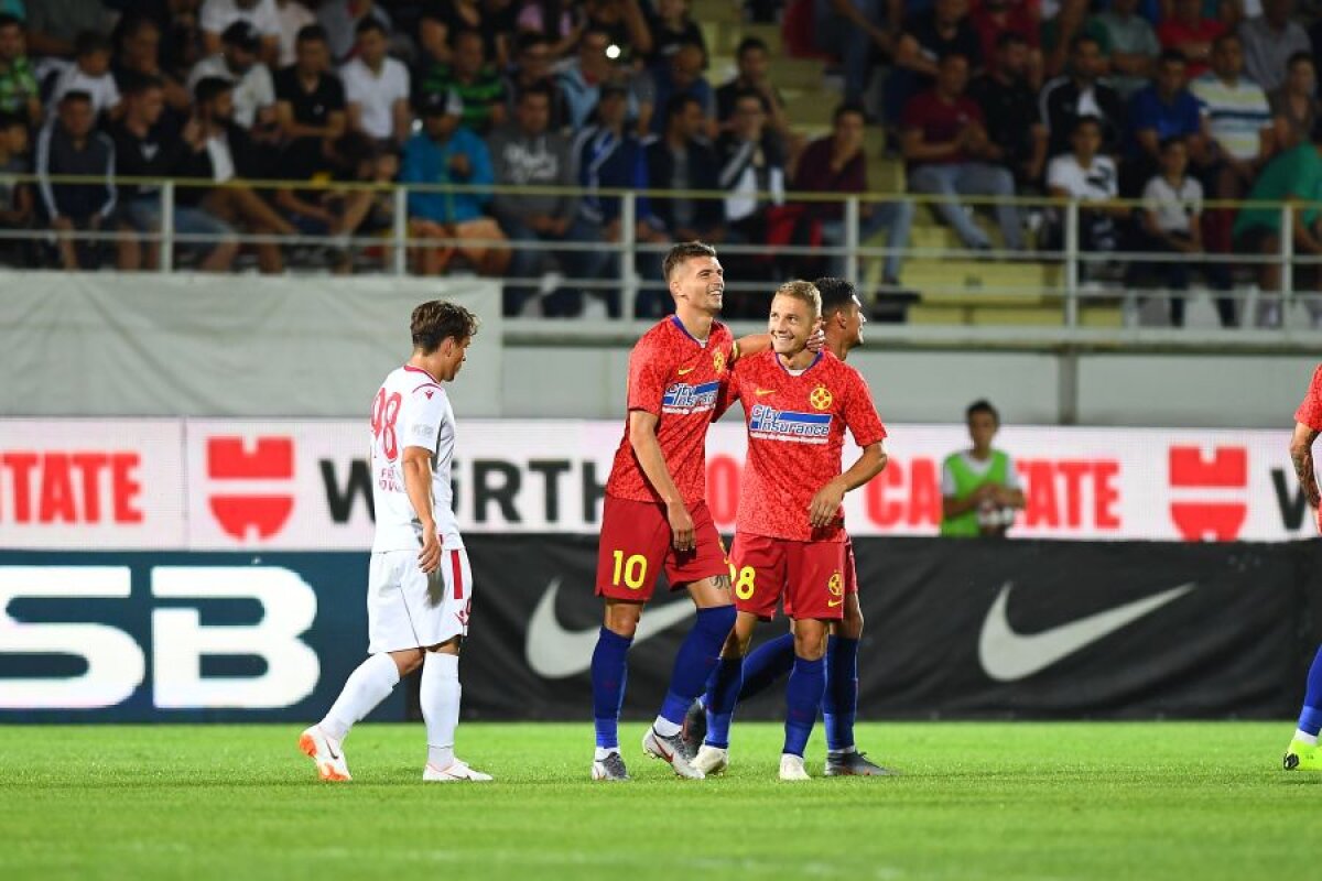 FCSB - Milsami Orhei 2-0 // FOTO Victorie fără „artificii” la debutul lui Bogdan Andone: roș-albaștrii au rezolvat calificarea, dar jocul n-a impresionat în prima apariție europeană a sezonului