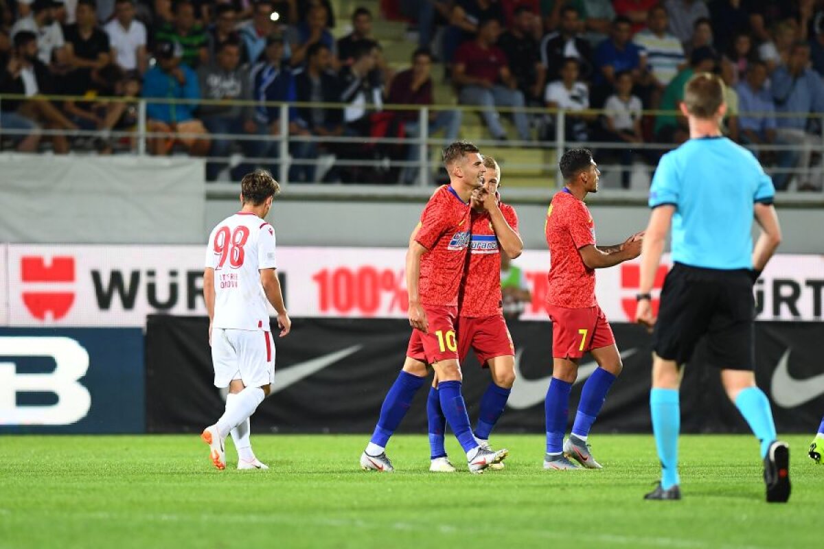 FCSB - Milsami Orhei 2-0 // FOTO Victorie fără „artificii” la debutul lui Bogdan Andone: roș-albaștrii au rezolvat calificarea, dar jocul n-a impresionat în prima apariție europeană a sezonului