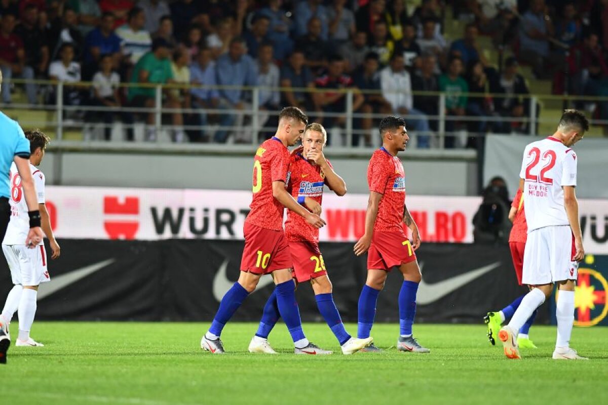FCSB - Milsami Orhei 2-0 // FOTO Victorie fără „artificii” la debutul lui Bogdan Andone: roș-albaștrii au rezolvat calificarea, dar jocul n-a impresionat în prima apariție europeană a sezonului