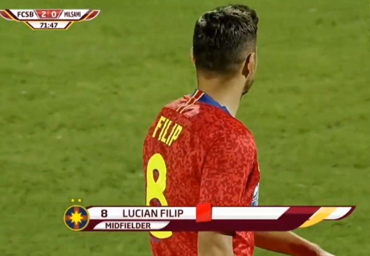 FCSB - MILSAMI ORHEI 2-0 // Ce-a fost în mintea lui? Lucian Filip și-a lăsat colegii în „10” după o eliminare stupidă