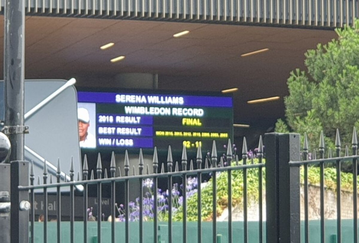 SIMONA HALEP - SERENA WILLIAMS // VIDEO + FOTO Fanii se adună pentru finala de la Wimbledon! Cum arată arena înainte de start + toate biletele sunt epuizate