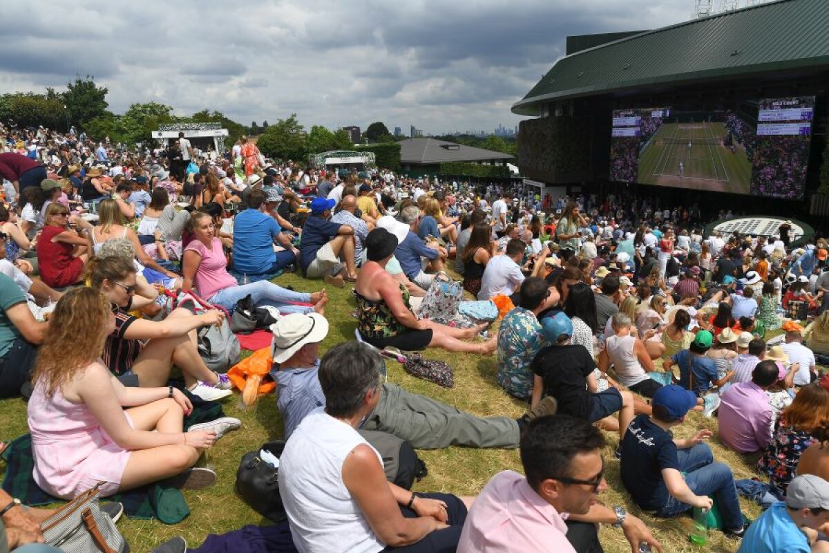 SIMONA HALEP - SERENA WILLIAMS // VIDEO + FOTO Fanii se adună pentru finala de la Wimbledon! Cum arată arena înainte de start + toate biletele sunt epuizate