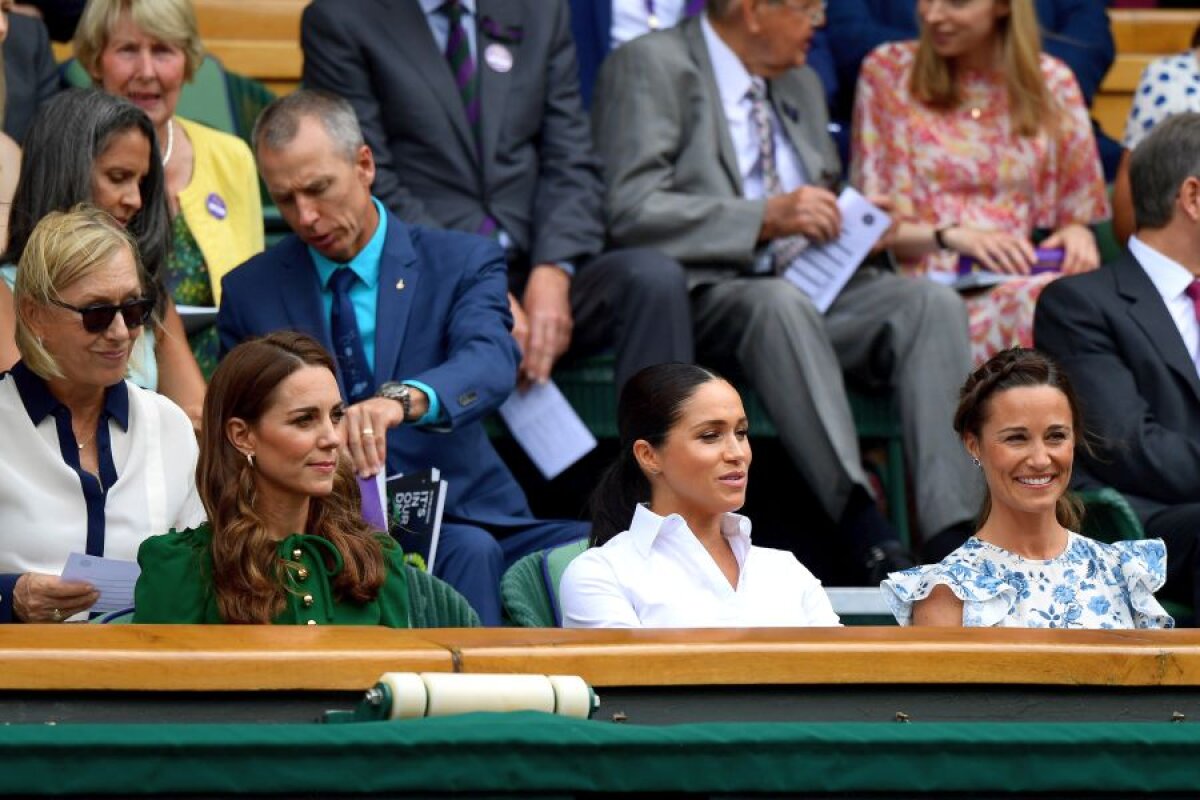 SIMONA HALEP - SERENA WILLIAMS // FOTO Kate Middleton și Meghan Markle, în loja regală la finala Wimbledon