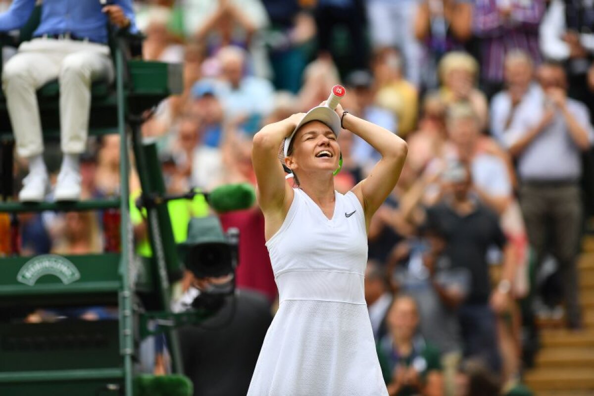 WIMBLEDON 2019 // GALERIE FOTO Bucuria de copil a Simonei Halep, după victoria senzațională în fața Serenei Williams