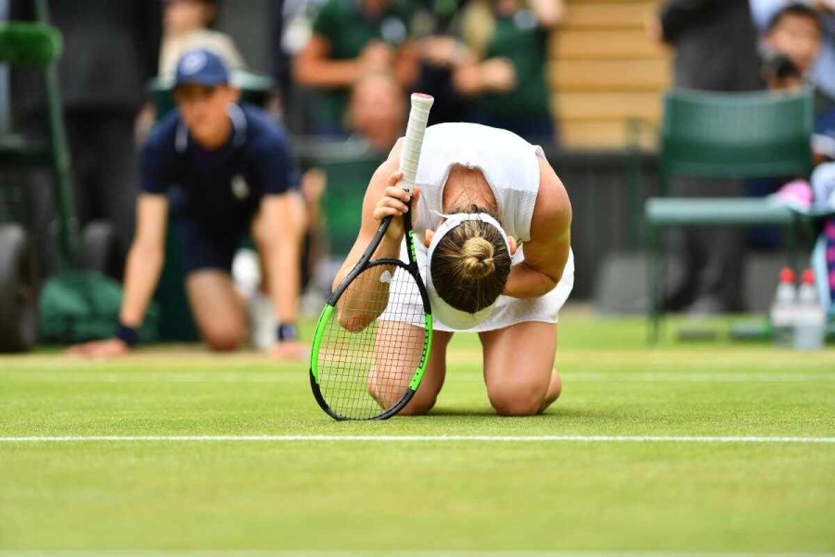 WIMBLEDON 2019 // GALERIE FOTO Bucuria de copil a Simonei Halep, după victoria senzațională în fața Serenei Williams