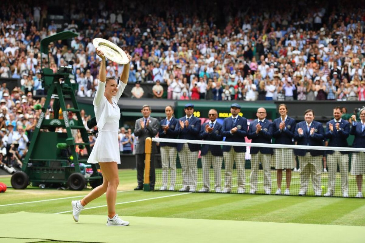 WIMBLEDON 2019 // GALERIE FOTO Bucuria de copil a Simonei Halep, după victoria senzațională în fața Serenei Williams