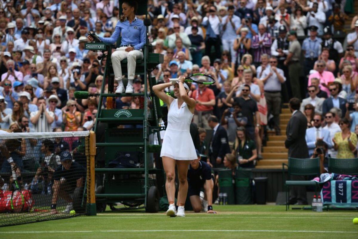 WIMBLEDON 2019 // GALERIE FOTO Bucuria de copil a Simonei Halep, după victoria senzațională în fața Serenei Williams