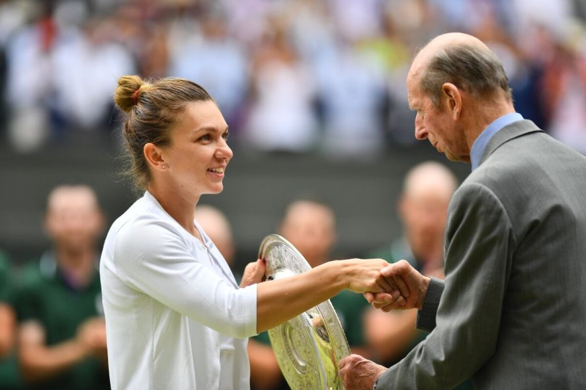 SIMONA HALEP E CAMPIOANĂ LA WIMBLEDON // FOTO Halep a rescris ISTORIA tenisului din ROMÂNIA! Victorie REGALĂ pe iarba de la Londra