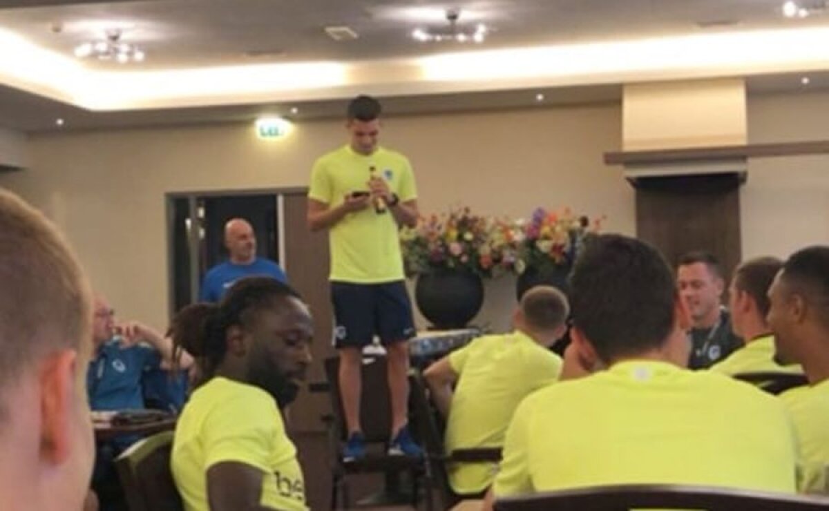 FOTO+VIDEO // Ianis Hagi a primit botezul la Genk! L-a filmat chiar Vlad Screciu, celălalt român din echipă
