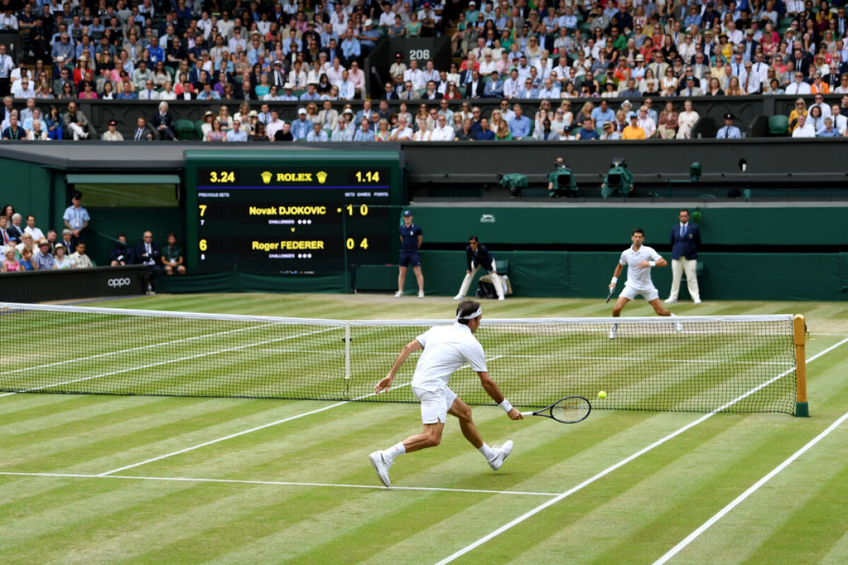 NOVAK DJOKOVIC - ROGER FEDERER 3-2 // VIDEO+FOTO ISTORIE la Wimbledon! Finală ANTOLOGICĂ, decisă la tie-break în decisiv