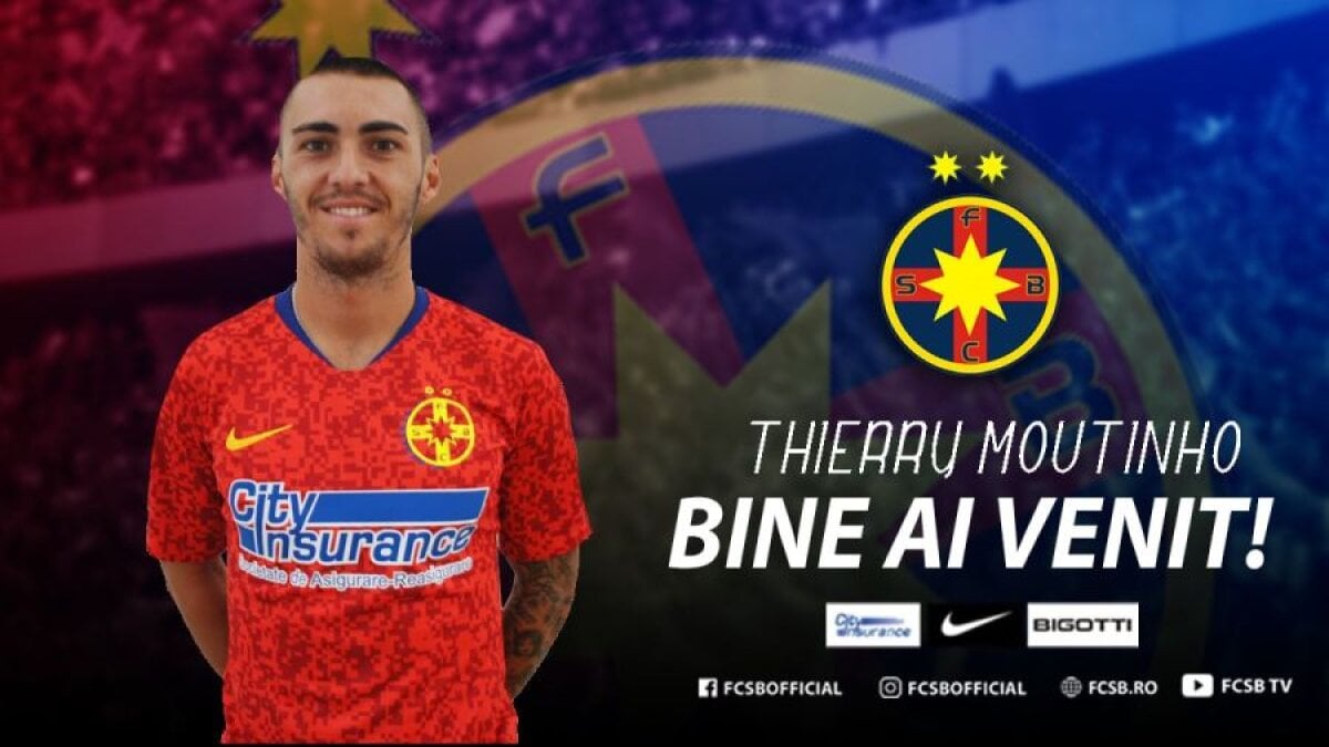 FOTO // Thierry Moutinho a fost prezentat oficial la FCSB! Prima reacție a fotbalistului: „Nici eu nu credeam”