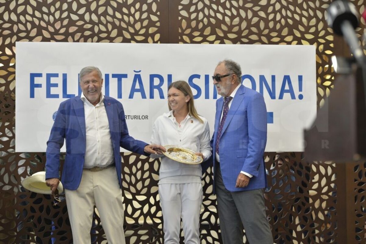 SIMONA HALEP A AJUNS ÎN ROMÂNIA // VIDEO Primire de gală pentru campioana de la Wimbledon 2019: „Domnul Țiriac m-a făcut să cred că o pot bate pe Serena” 
