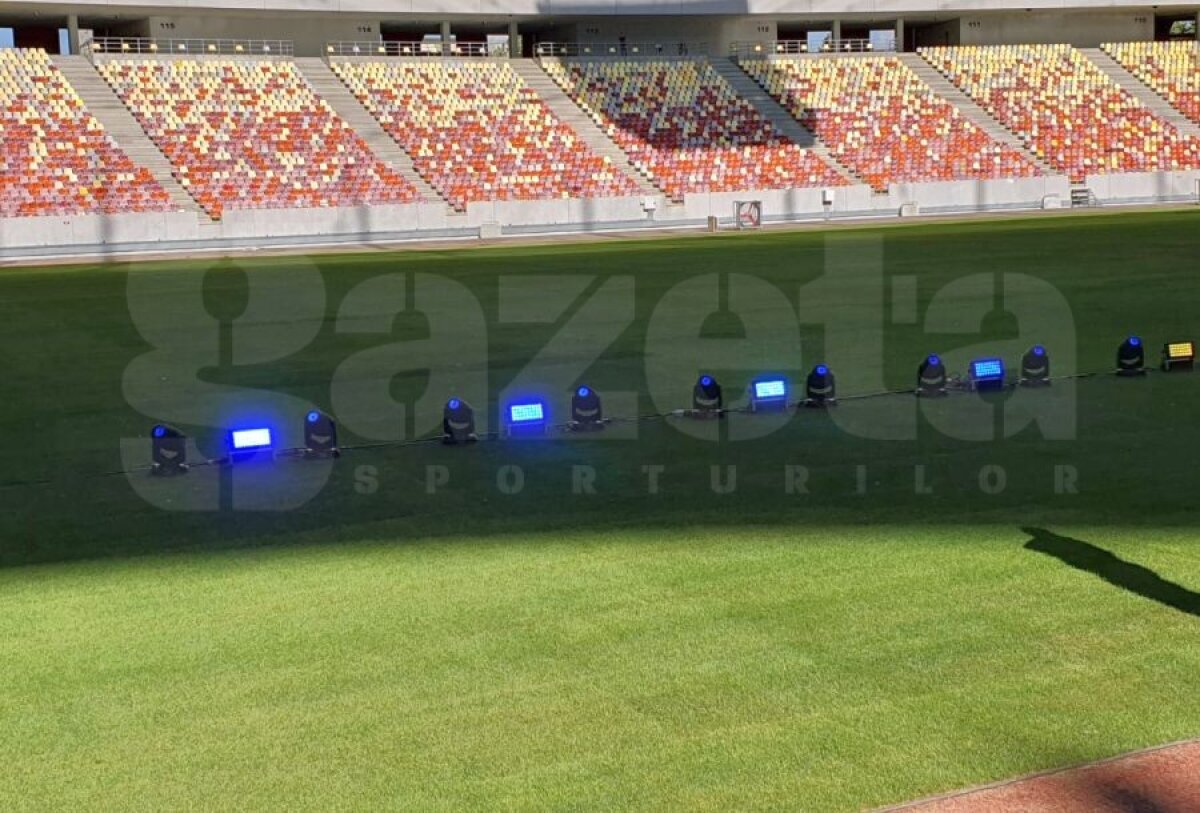 DINAMO - U CRAIOVA // GALERIE FOTO Cum arată acum gazonul de pe Arena Națională înainte de Dinamo - U Craiova