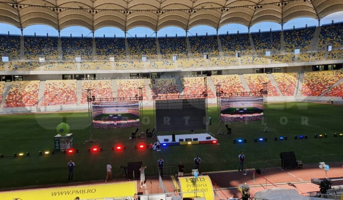 DINAMO - U CRAIOVA // GALERIE FOTO Cum arată acum gazonul de pe Arena Națională înainte de Dinamo - U Craiova