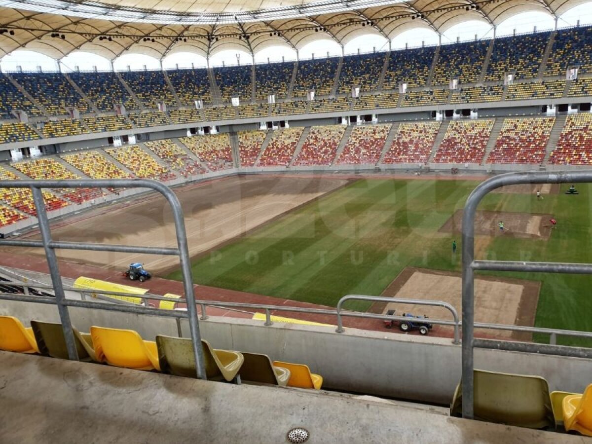 DINAMO - U CRAIOVA // GALERIE FOTO Cum arată acum gazonul de pe Arena Națională înainte de Dinamo - U Craiova
