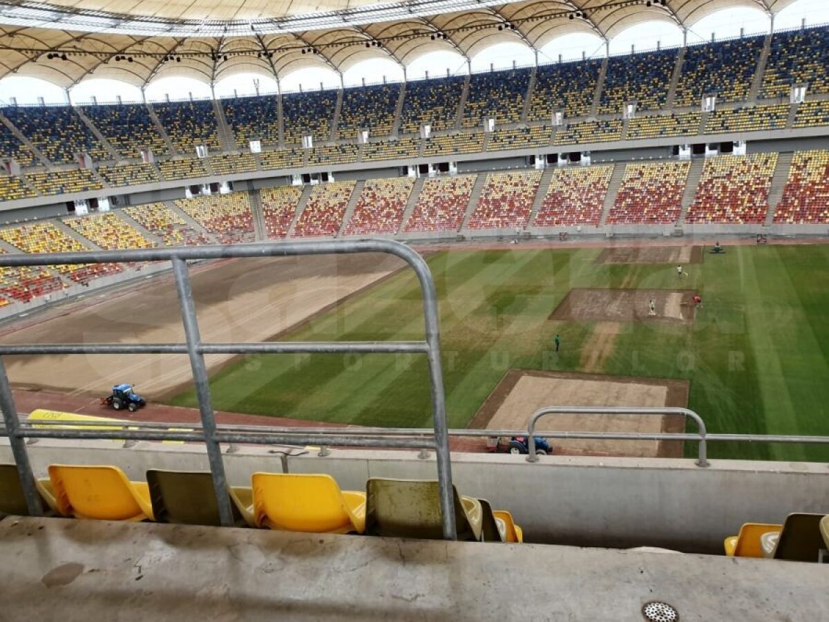 DINAMO - U CRAIOVA // GALERIE FOTO Cum arată acum gazonul de pe Arena Națională înainte de Dinamo - U Craiova