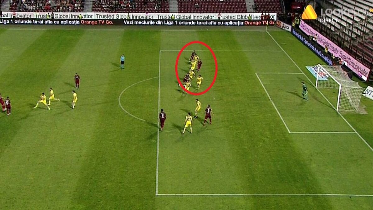 CFR CLUJ - ASTANA // GALERIE FOTO Faze controversate în prima repriză: Ciprian Deac a cerut penalty + gol anulat pentru clujeni