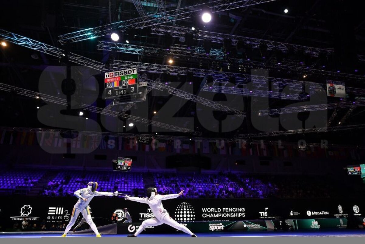 VIDEO+FOTO Campionatele Mondiale de Scrimă » Ana Maria Popescu și Tiberiu Dolniceanu eliminați în optimi