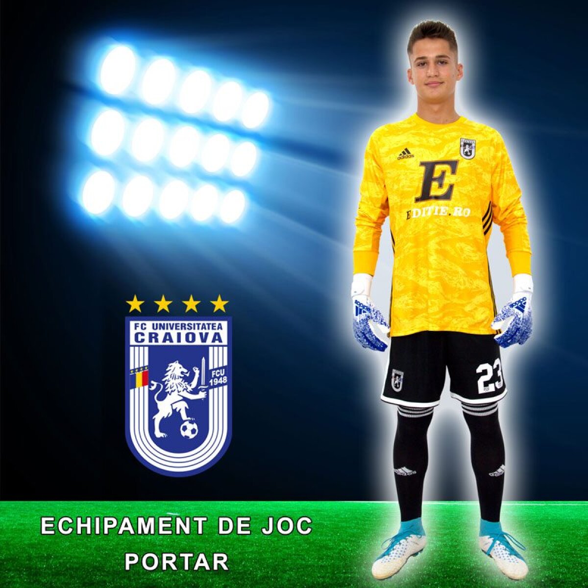 FOTO Adrian Mititelu a prezentat prima imagine cu noul stadion pe care vrea să-l construiască în Bănie