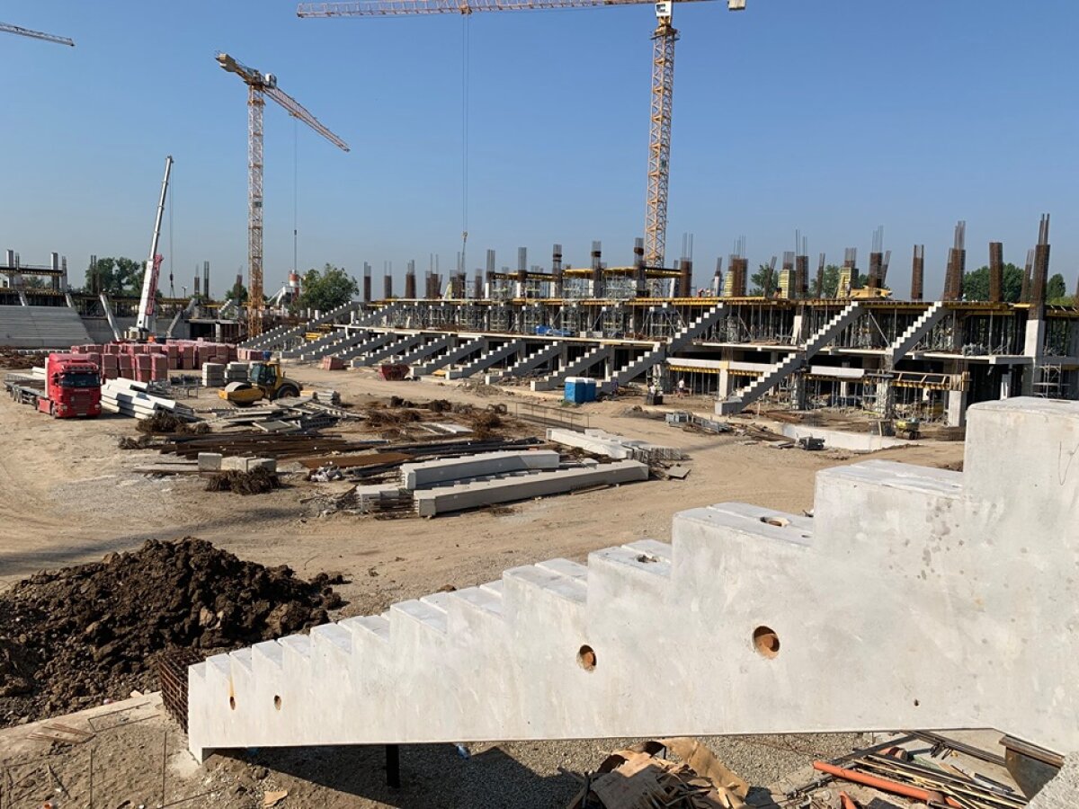 FOTO În ce stadiu se află lucrările la stadioanele Giulești și Ghencea: „A fost emisă autorizația”