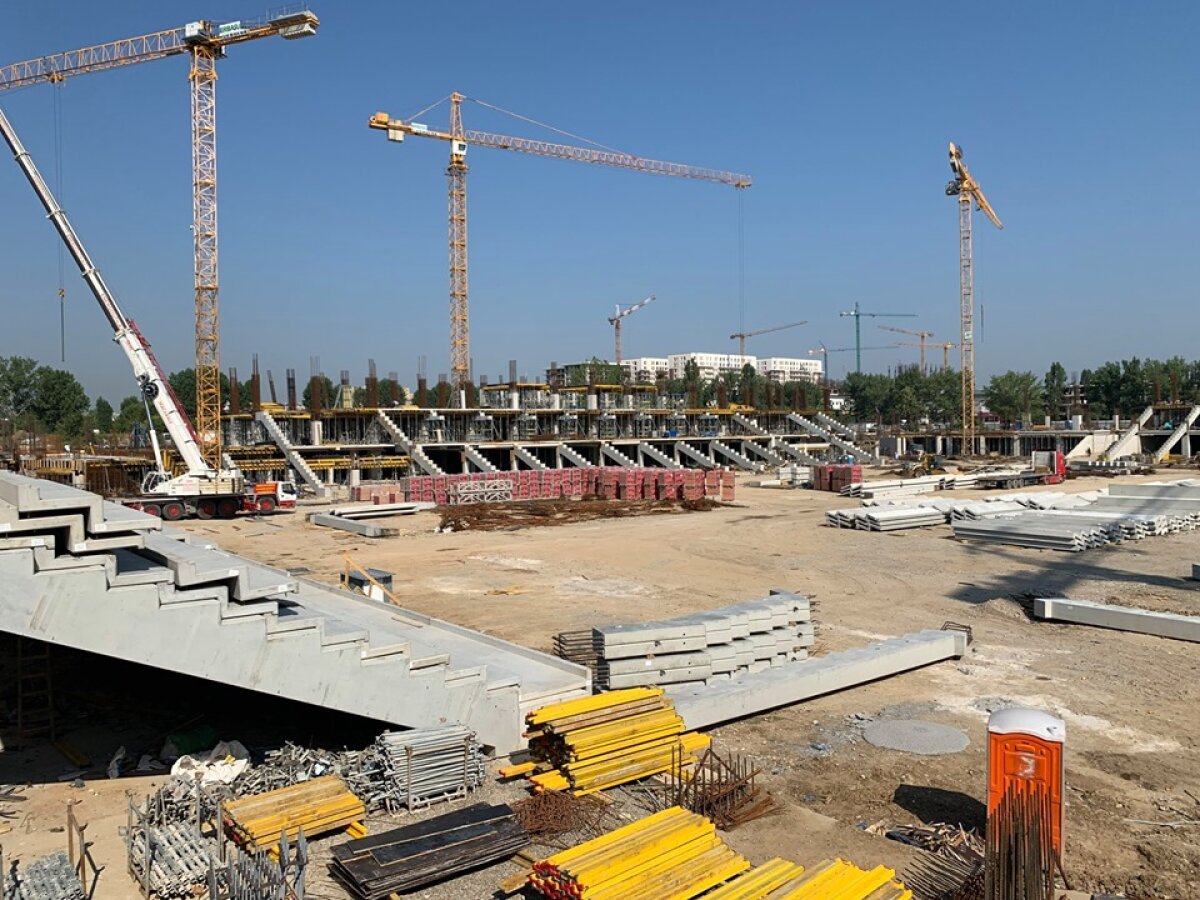 FOTO În ce stadiu se află lucrările la stadioanele Giulești și Ghencea: „A fost emisă autorizația”