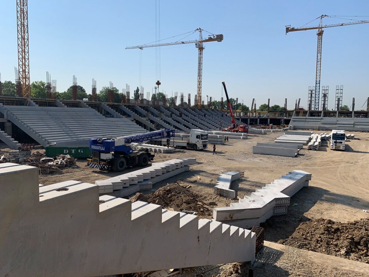 FOTO În ce stadiu se află lucrările la stadioanele Giulești și Ghencea: „A fost emisă autorizația”