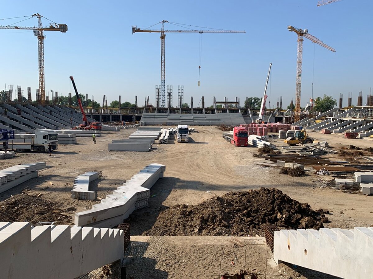 FOTO În ce stadiu se află lucrările la stadioanele Giulești și Ghencea: „A fost emisă autorizația”