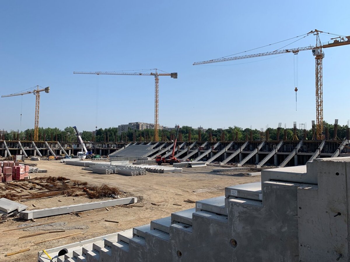 FOTO În ce stadiu se află lucrările la stadioanele Giulești și Ghencea: „A fost emisă autorizația”