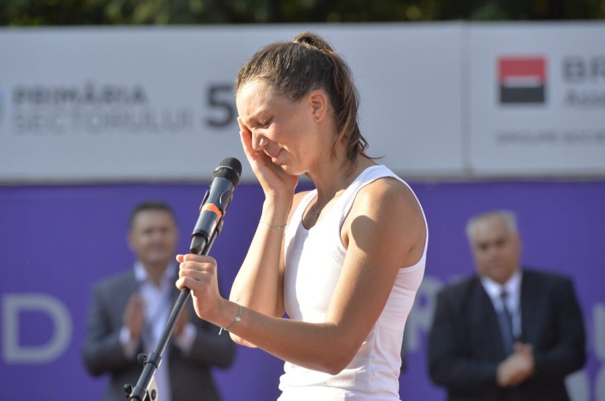 BRD BUCHAREST OPEN // VIDEO + FOTO Patricia Țig a plâns ca un copil după finala pierdută la București: „Sofia, mami te iubește!”