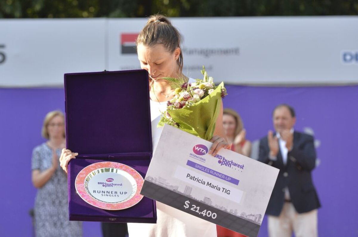 BRD BUCHAREST OPEN // VIDEO + FOTO Patricia Țig a plâns ca un copil după finala pierdută la București: „Sofia, mami te iubește!”