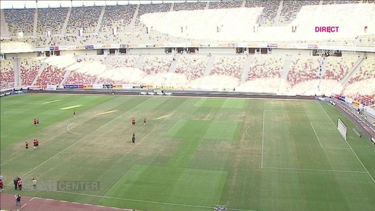 DINAMO - CRAIOVA // GALERIE FOTO Imagini incredibile de pe Arena Națională: gazonul e distrus! 