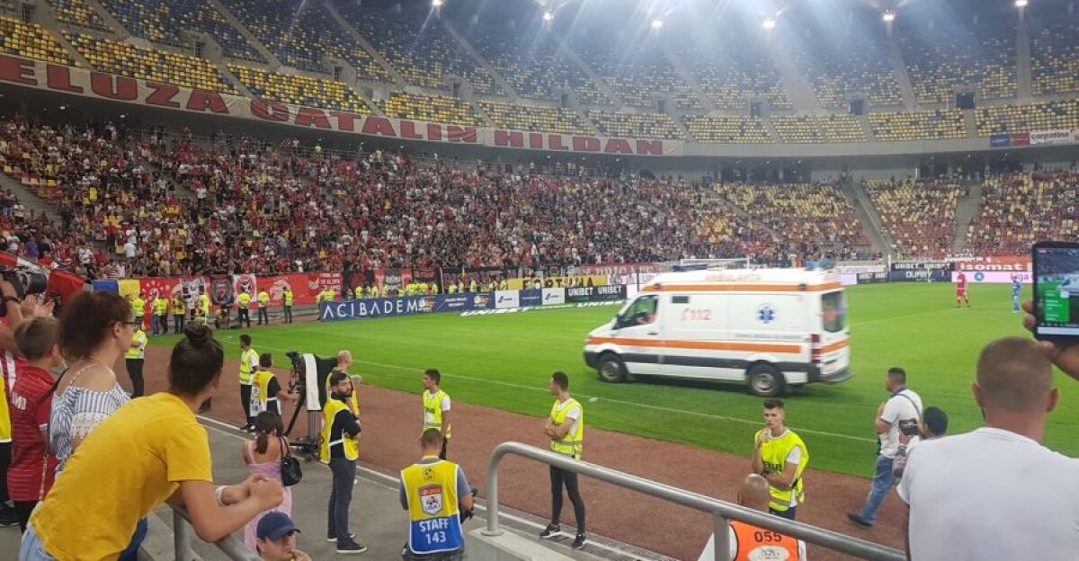 DINAMO - CS UNIVERSITATEA 0-2 // FOTO Eugen Neagoe, dus de urgență la Floreasca după 15 minute de groază! Diagnosticul medicilor: infarct cardiac inferior!