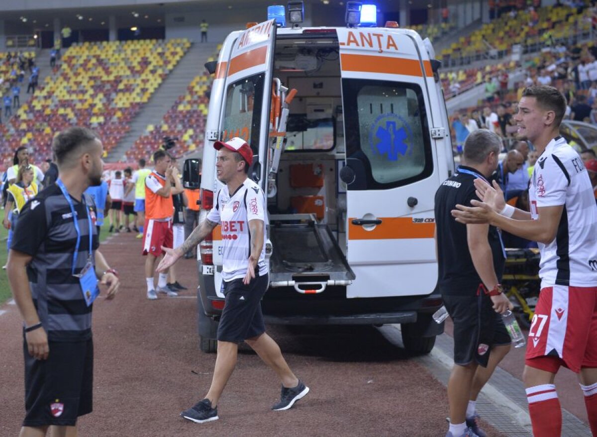 DINAMO - CS UNIVERSITATEA 0-2 // FOTO Eugen Neagoe, dus de urgență la Floreasca după 15 minute de groază! Diagnosticul medicilor: infarct cardiac inferior!