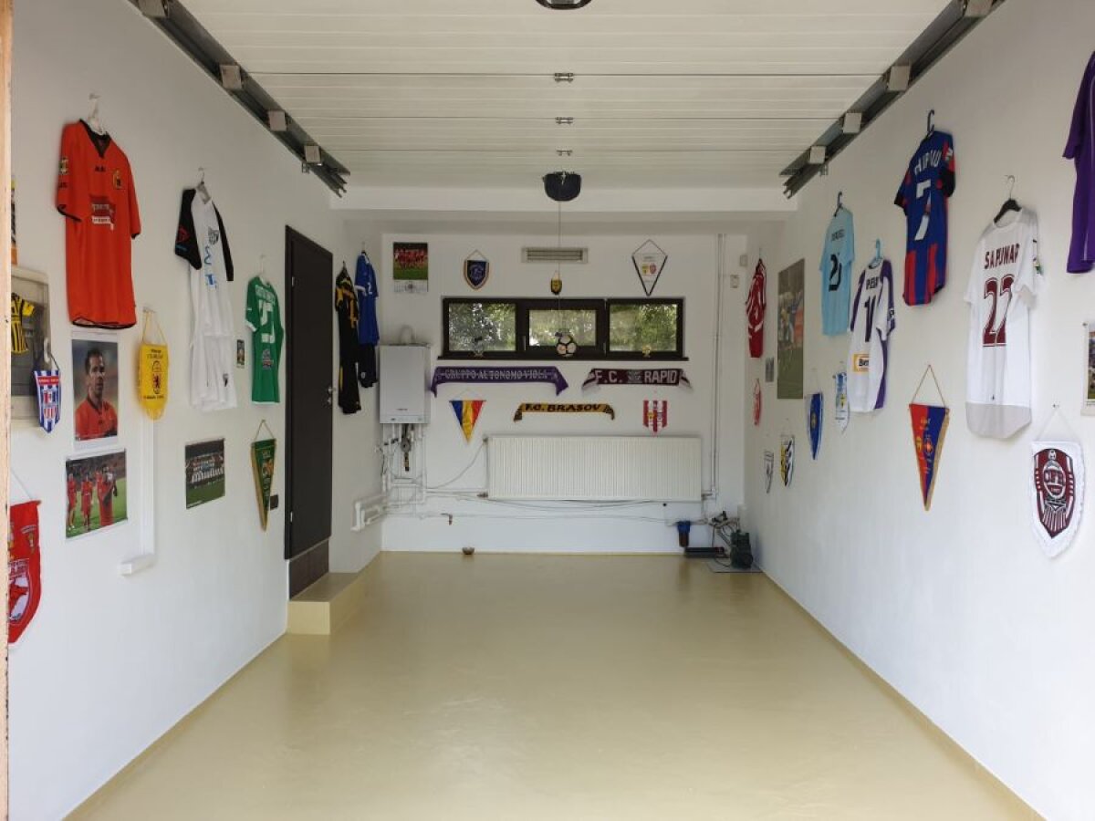 EXCLUSIV / GALERIE FOTO Marian Constantinescu și-a mutat cariera în  garaj! Cum a redecorat fotbalistul + pune umărul la Corona Brașov