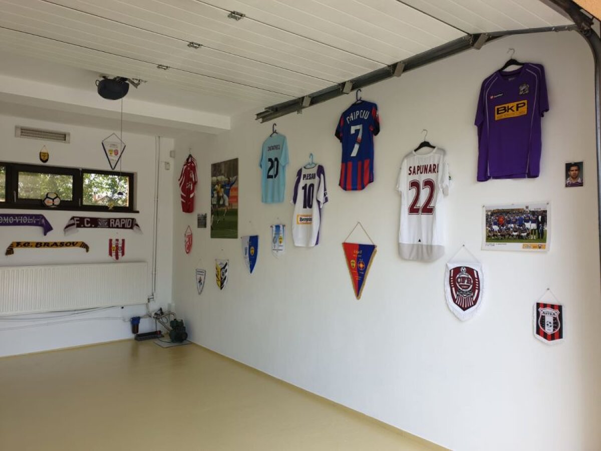 EXCLUSIV / GALERIE FOTO Marian Constantinescu și-a mutat cariera în  garaj! Cum a redecorat fotbalistul + pune umărul la Corona Brașov