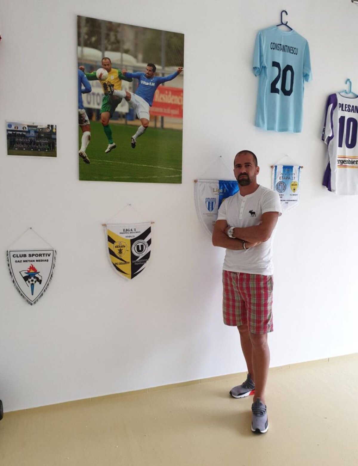 EXCLUSIV / GALERIE FOTO Marian Constantinescu și-a mutat cariera în  garaj! Cum a redecorat fotbalistul + pune umărul la Corona Brașov