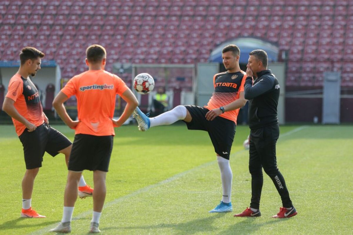 CFR CLUJ - MACCABI TEL-AVIV // FOTO+VIDEO Clujenii au efectuat ultimele pregătiri înaintea meciului din turul II preliminar al Ligii Campionilor » George Țucudean nu joacă nici cu Maccabi, nici cu Dinamo