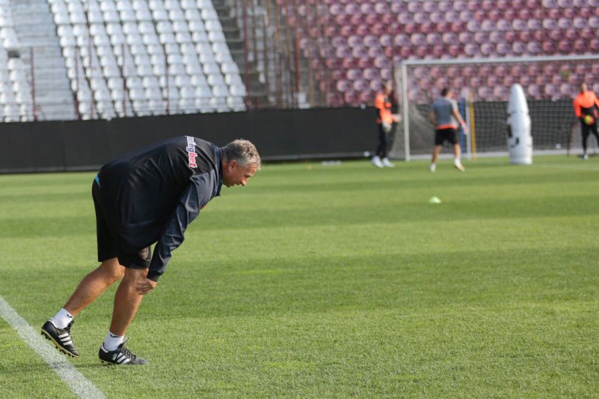 CFR CLUJ - MACCABI TEL-AVIV // FOTO+VIDEO Clujenii au efectuat ultimele pregătiri înaintea meciului din turul II preliminar al Ligii Campionilor » George Țucudean nu joacă nici cu Maccabi, nici cu Dinamo