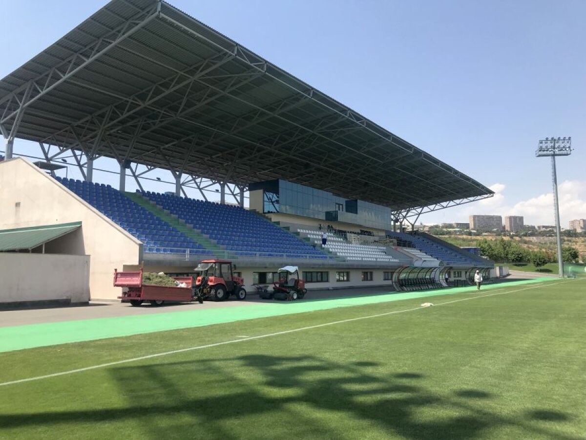 ALASHKERT - FCSB // VIDEO+ FOTO Vicecampioana joacă pe cel mai mic stadion pe care a jucat vreodată în Europa!