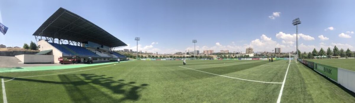 ALASHKERT - FCSB // VIDEO+ FOTO Vicecampioana joacă pe cel mai mic stadion pe care a jucat vreodată în Europa!