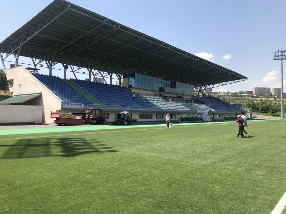 ALASHKERT - FCSB // VIDEO+ FOTO Vicecampioana joacă pe cel mai mic stadion pe care a jucat vreodată în Europa!