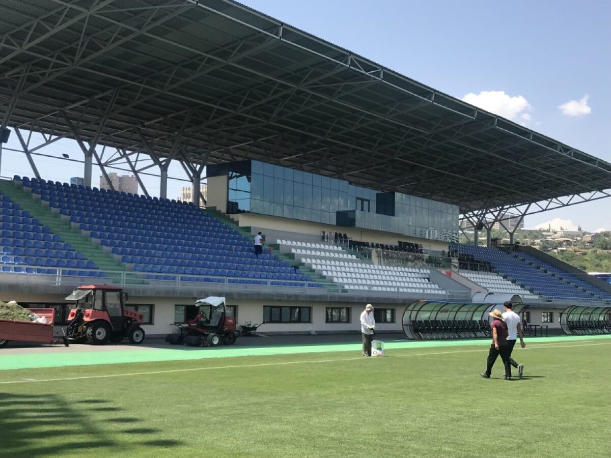 ALASHKERT - FCSB // VIDEO+ FOTO Vicecampioana joacă pe cel mai mic stadion pe care a jucat vreodată în Europa!