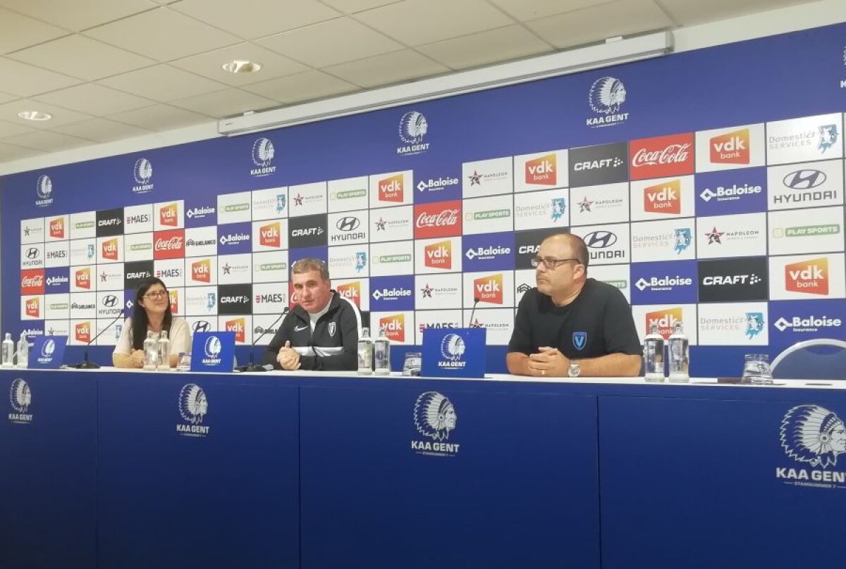 GENT - VIITORUL // VIDEO Conferința oficială a lui Gică Hagi: ce le-a spus belgienilor despre Ianis și ce spune despre șansele de calificare