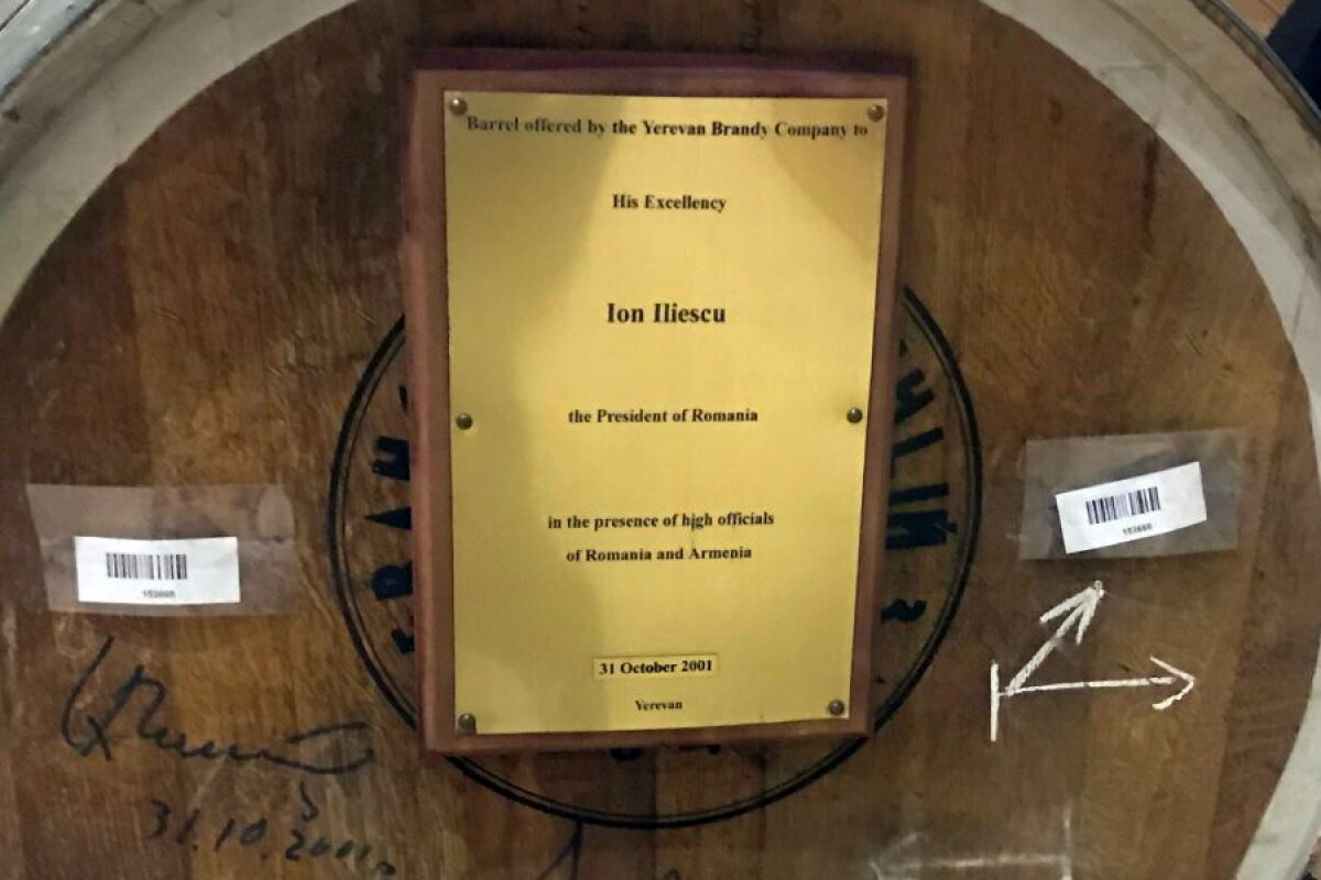 ALASHKERT - FCSB //FOTO  Incursiune printre butoaie de coniac » GSP a vizitat celebra fabrică din Armenia, unde Ion Iliescu și Traian Băsescu stau la loc de cinste