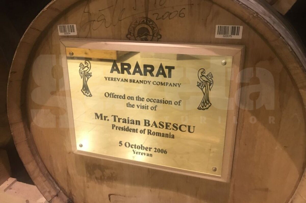 ALASHKERT - FCSB //FOTO  Incursiune printre butoaie de coniac » GSP a vizitat celebra fabrică din Armenia, unde Ion Iliescu și Traian Băsescu stau la loc de cinste