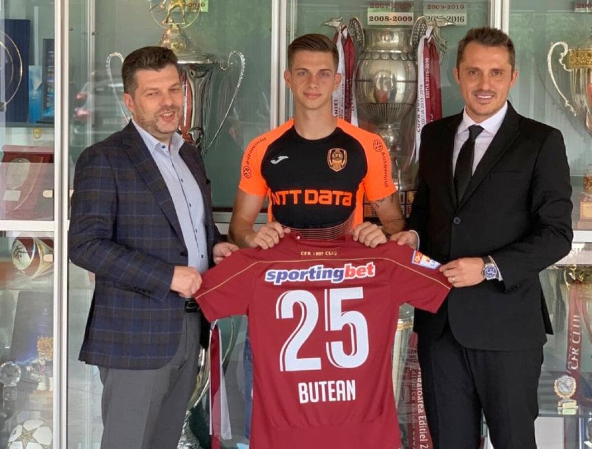 OFICIAL / FOTO Mihai Butean a fost prezentat la CFR Cluj!