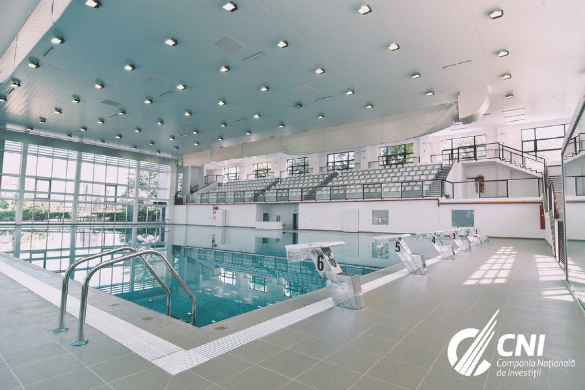 GALERIE FOTO După 31 de ani, o bijuterie în locul ruinei! » Noul bazin de polo pentru sportivii de la Rapid e GATA! Vezi cum arată în interior