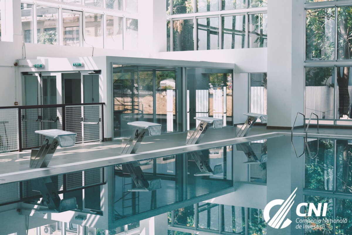 GALERIE FOTO După 31 de ani, o bijuterie în locul ruinei! » Noul bazin de polo pentru sportivii de la Rapid e GATA! Vezi cum arată în interior