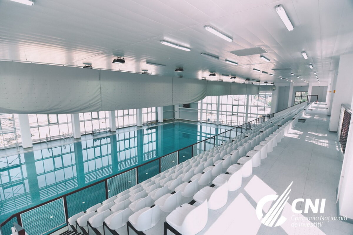 GALERIE FOTO După 31 de ani, o bijuterie în locul ruinei! » Noul bazin de polo pentru sportivii de la Rapid e GATA! Vezi cum arată în interior